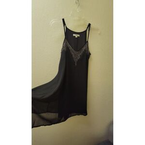 Ya Los Angeles flowing light dress in size Small.  Beautiful beadwork on the...